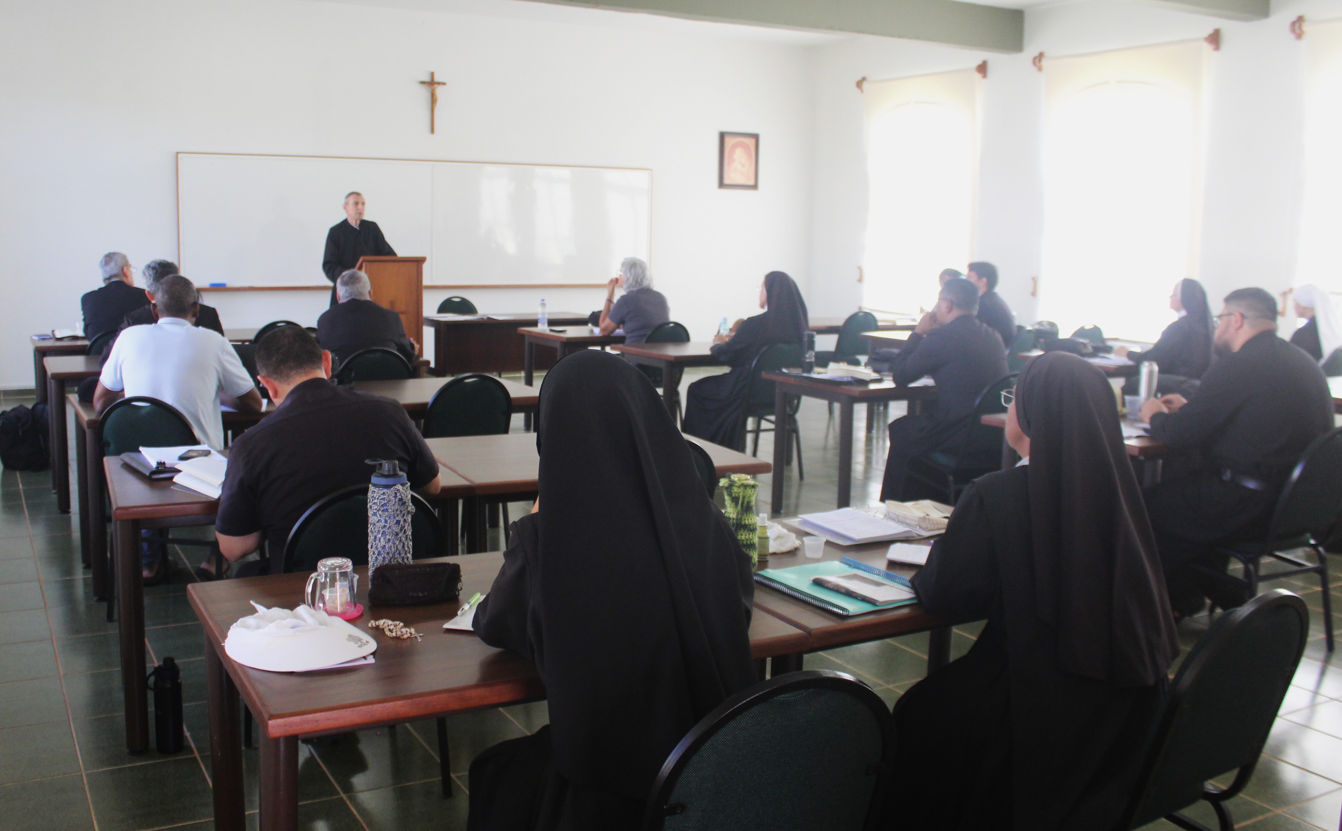 Aula do Mestrado em Teologia Espiritual no Institutum Sapientiae