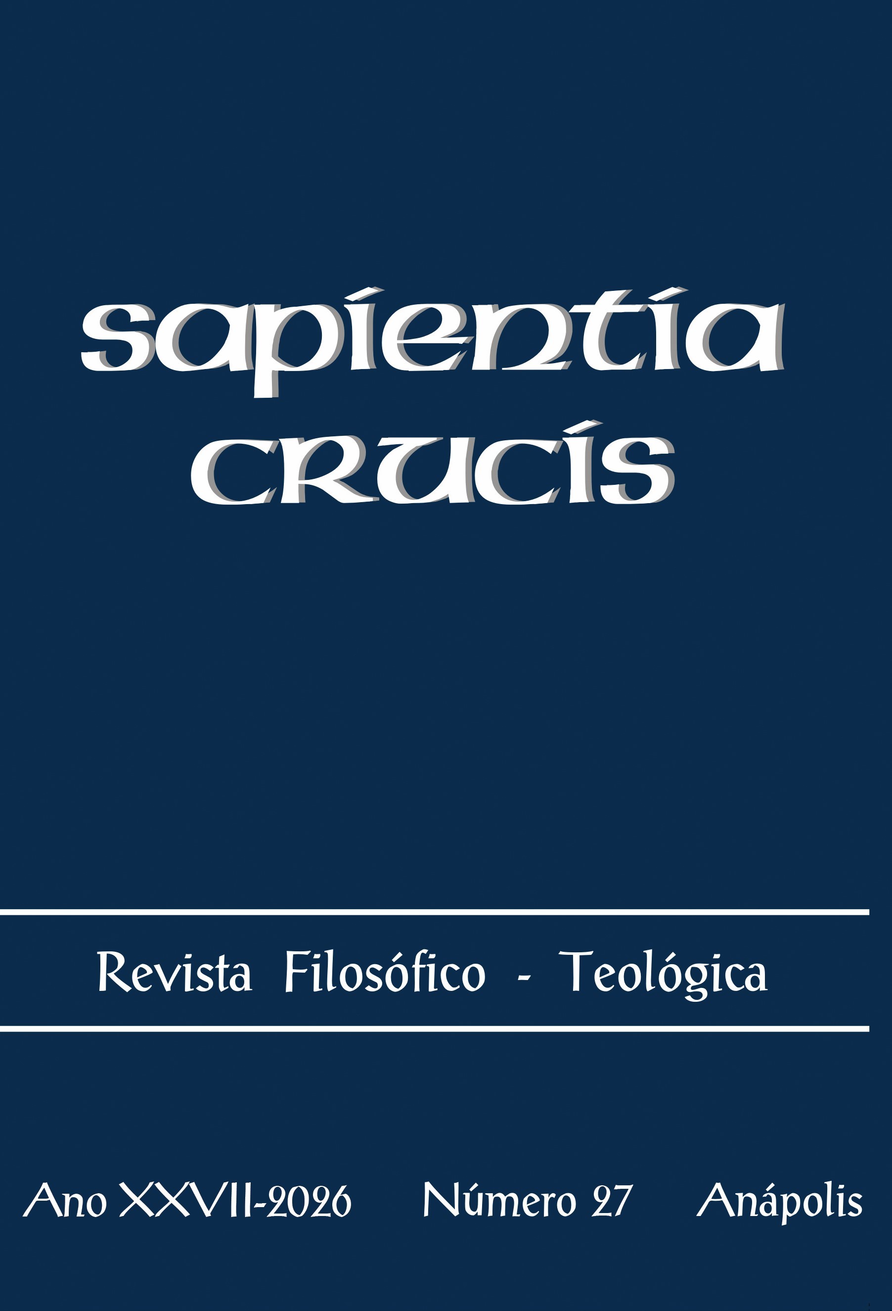 Capa da revista Sapientia Crucis