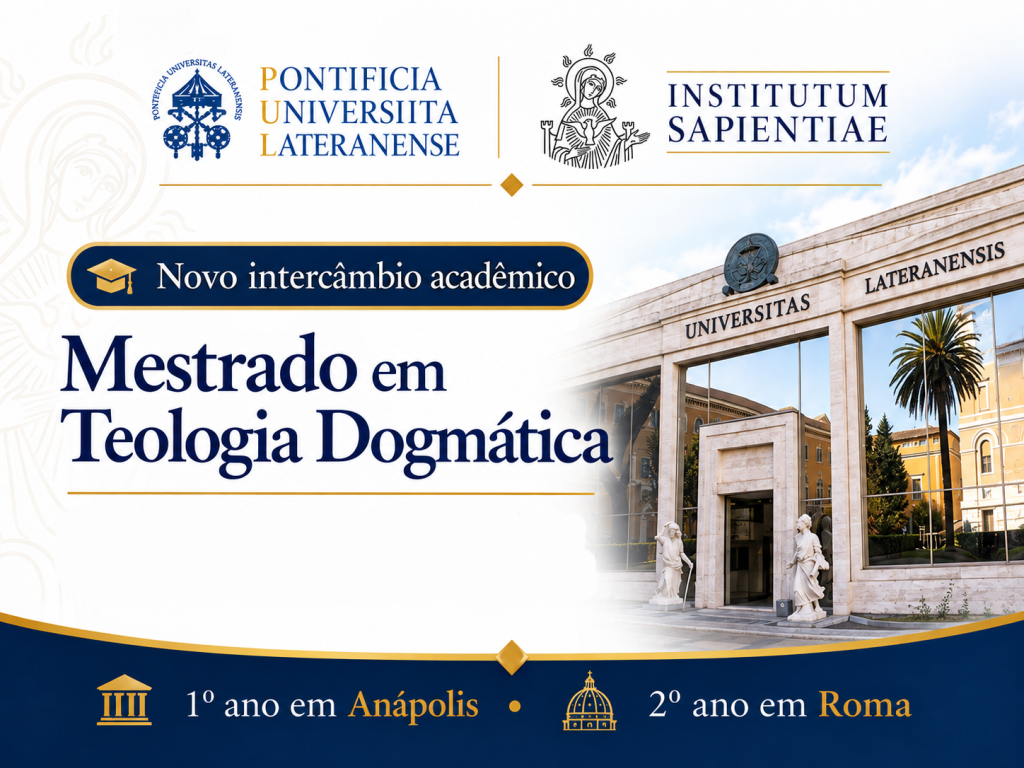 Divulgação do intercâmbio com a Pontifícia Universidade Lateranense.